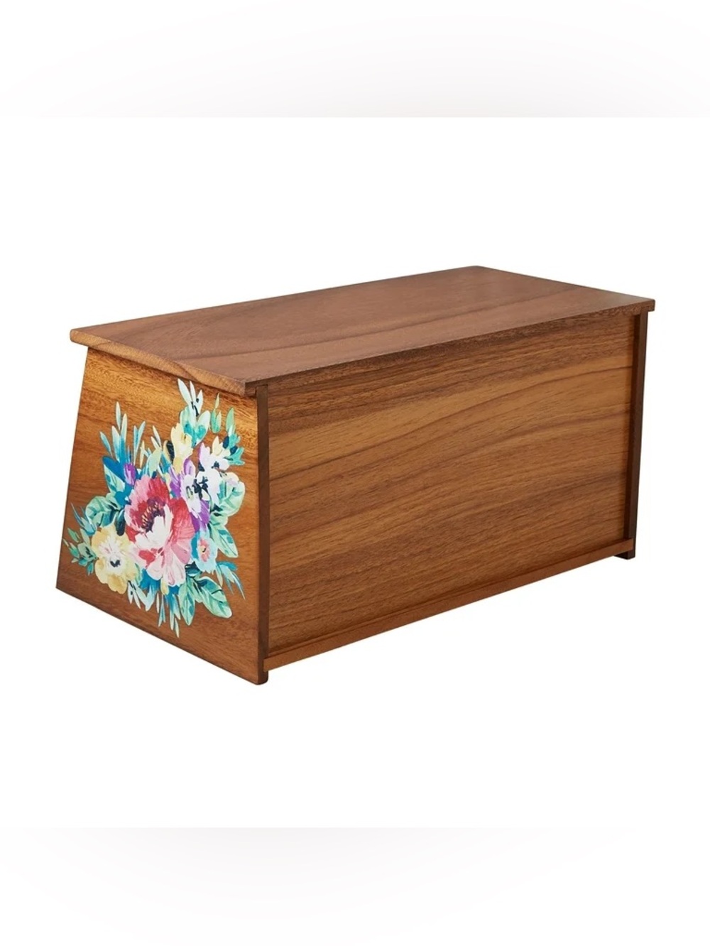 The Pioneer Woman Sweet Romance Acacia Wood Bread Box - Picture 5 of 11